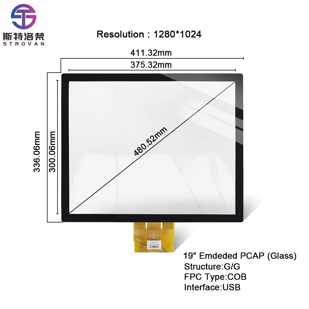 Touchscreen Glove Capacitive - 19 Inch PCAP Screen Industrial Capacitive