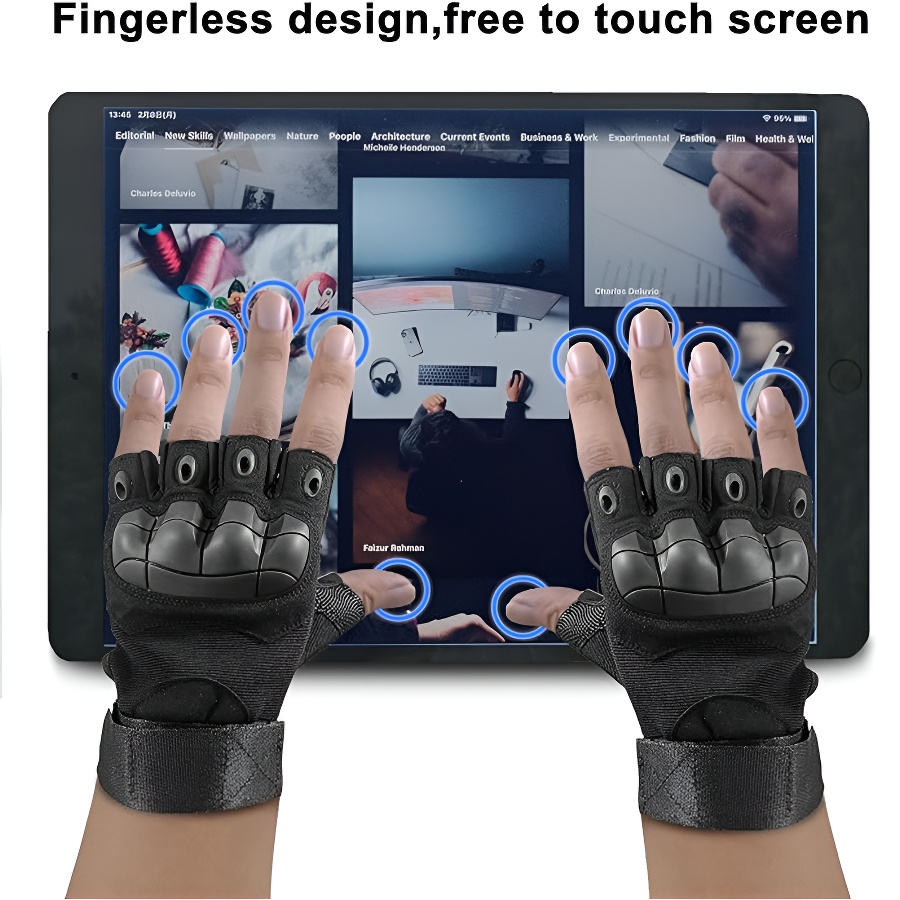 Motorcycle Glove Knuckle - Motorcycle Gloves for Men Hard Knuckle