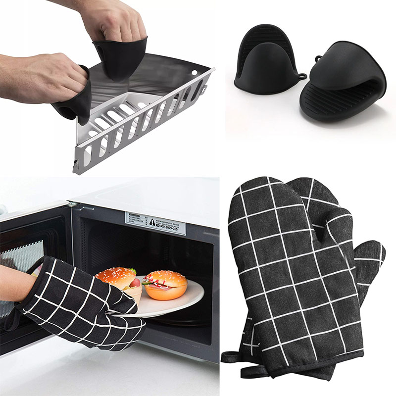 Oven Mitt Silicone - Silicone Heat Resistant Pinch Oven Mitts