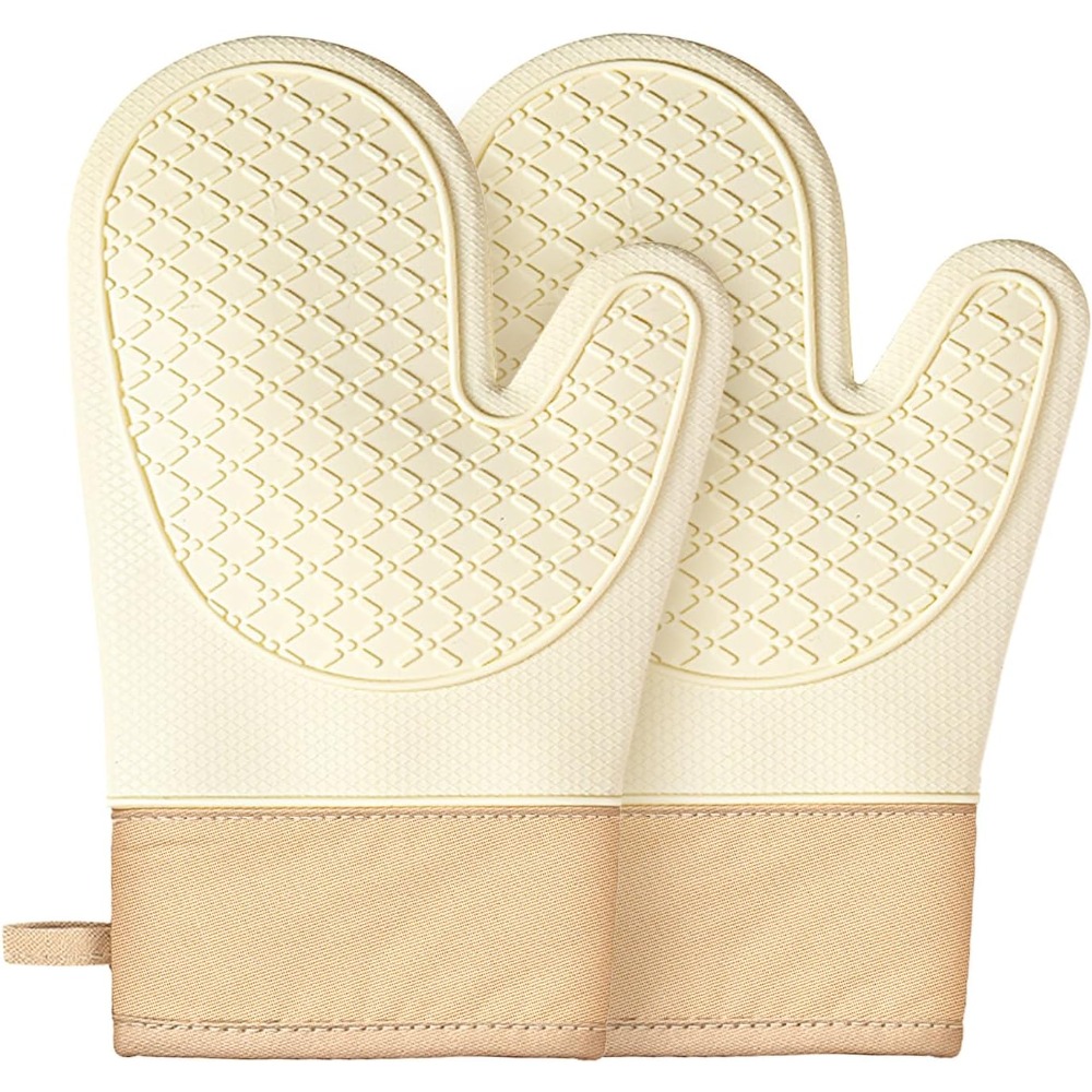 Oven Mitt Silicone - Silicone Heat Resistant Oven Mitts Set