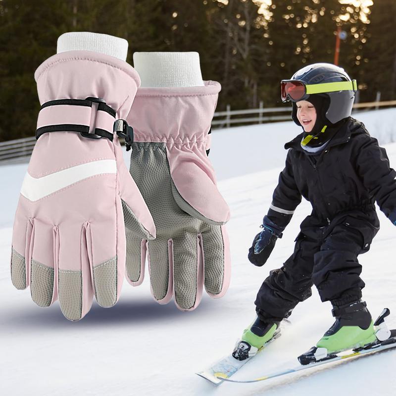 Winter Glove Insulated - Kids Gloves Waterproof Insulated Snowboarding Gloves