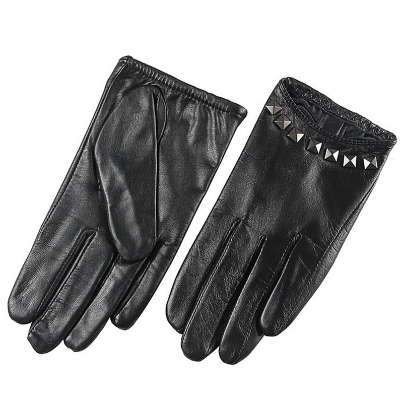 Leather Driving Glove - Genuine Leather Gloves Spring Autumn Fashion