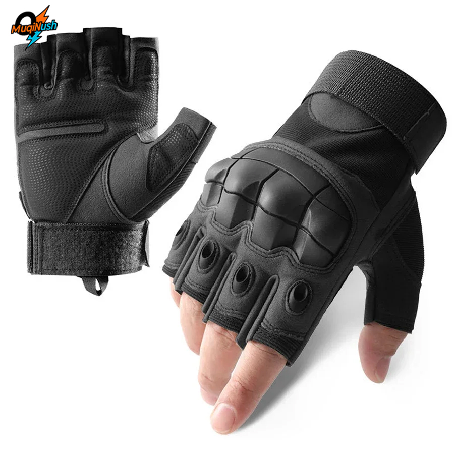 MuqiNush Tactical Half Finger  - Motorcycle Glove Knuckle review and price