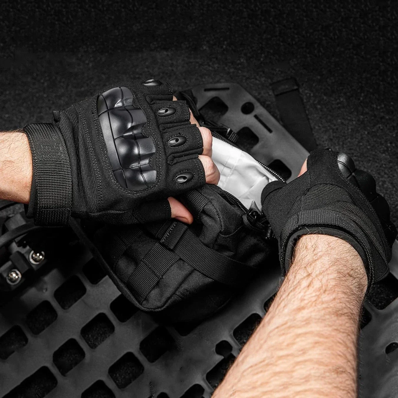 MuqiNush Tactical Half Finger  - Motorcycle Glove Knuckle review and price