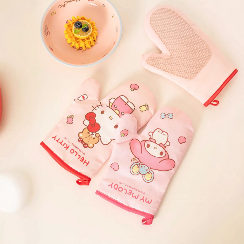 Hello Kitty Kuromi Silicone Gl - Oven Mitt Silicone review and price