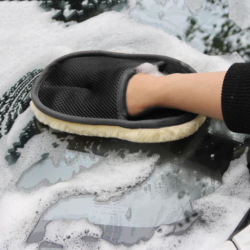 Car Wash Wool Gloves Thickened - Wool Glove Lined review and price