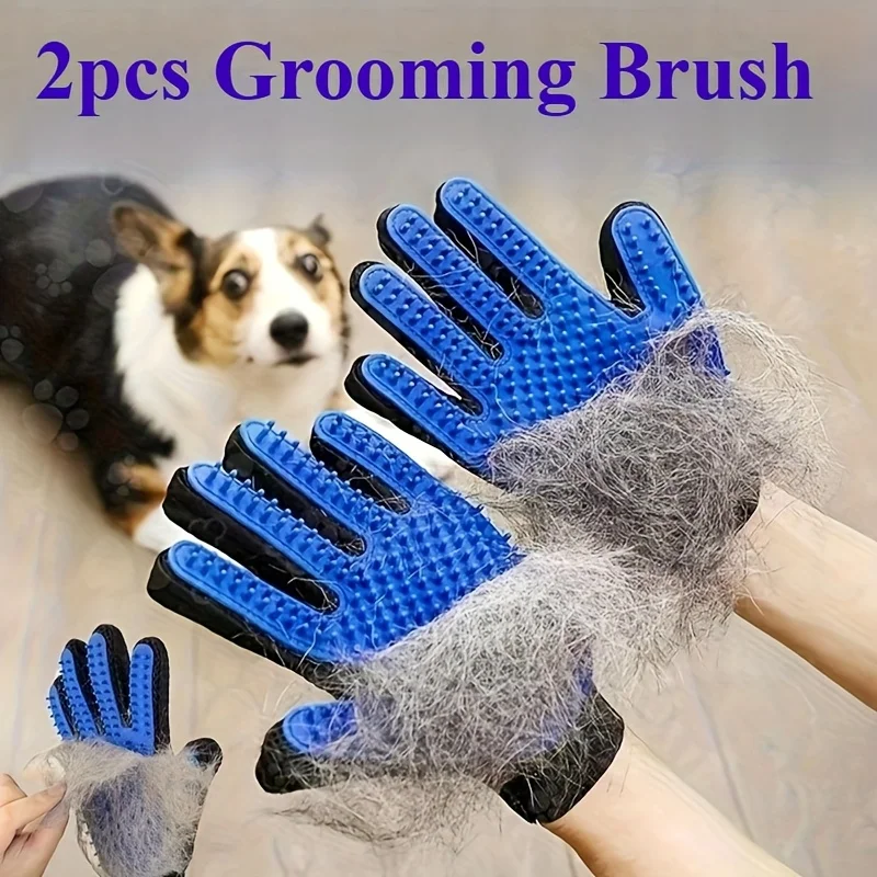 Pet Gloves Cat Grooming Gloves - Rubber Glove Cleaning review and price