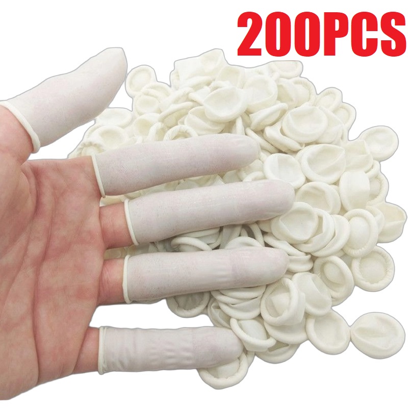 100/200PCS Powder Free Anti-Sl - Latex Disposable Glove review and price