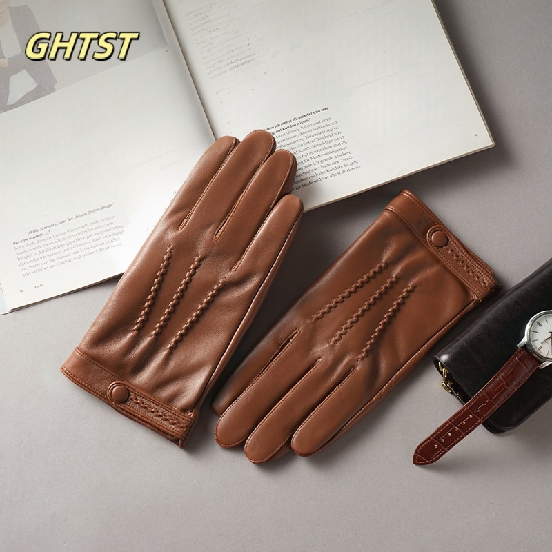 2025 New Men Winter Genuine Le - Leather Driving Glove review and price