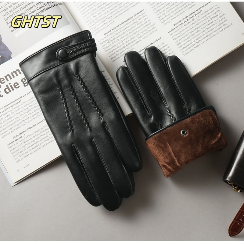 2025 New Men Winter Genuine Le - Leather Driving Glove review and price