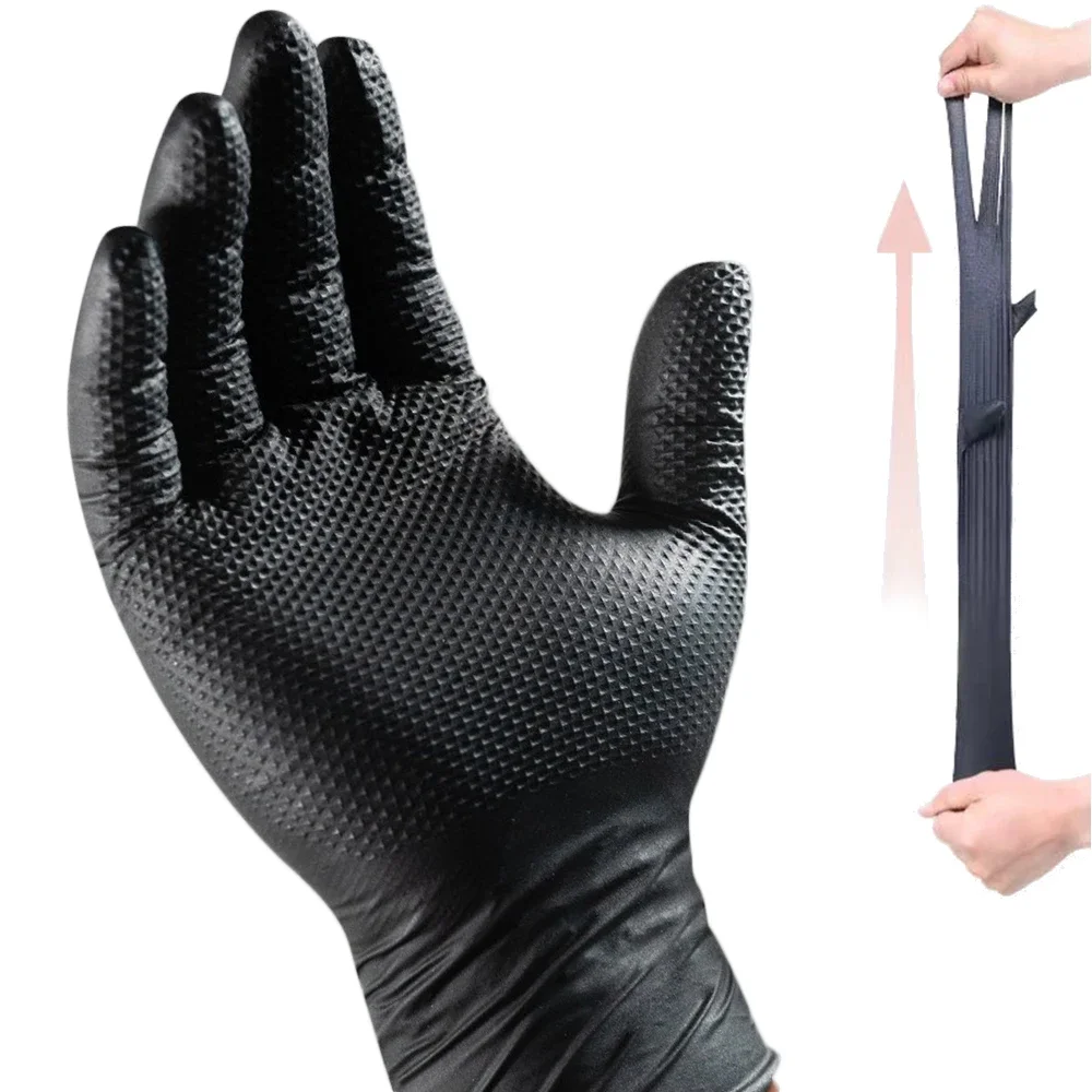 Black Nitrile Gloves Disposabl - Nitrile Mechanic Glove review and price