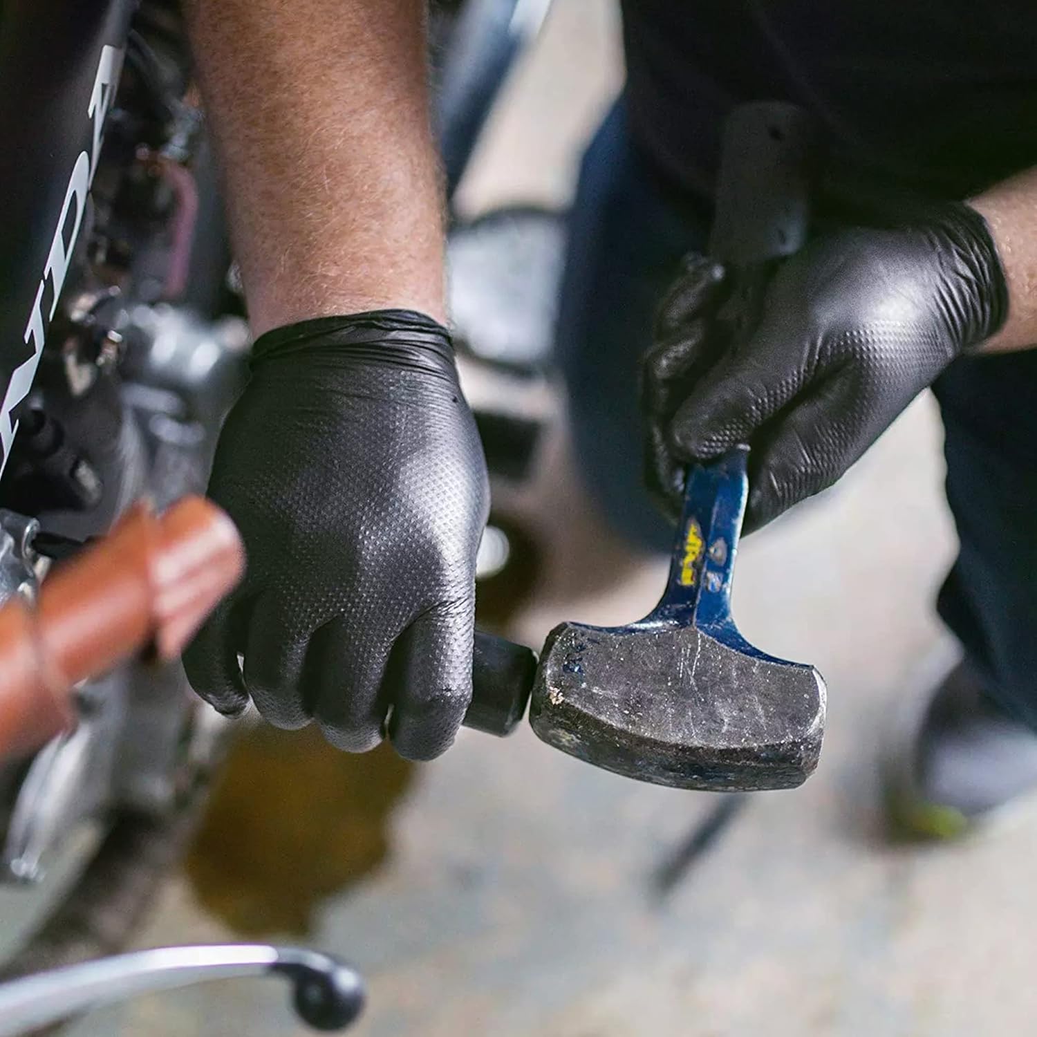 Black Nitrile Gloves Disposabl - Nitrile Mechanic Glove review and price