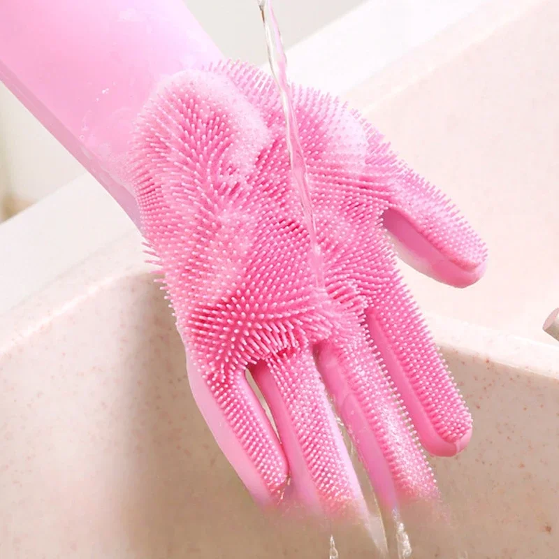 1 Pair Reusable Dishwashing Gl - Dish Glove Rubber review and price