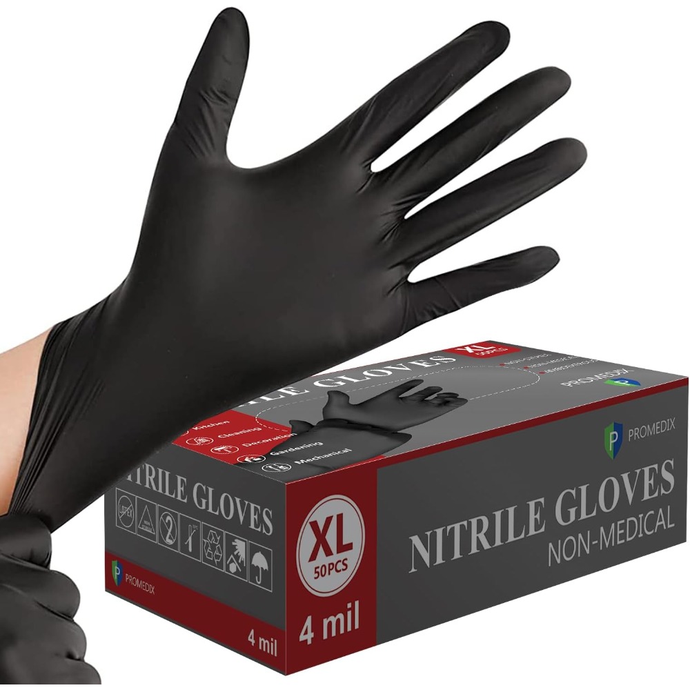 Nitrile Disposable Gloves 4 Mi - Exam Glove Nitrile review and price