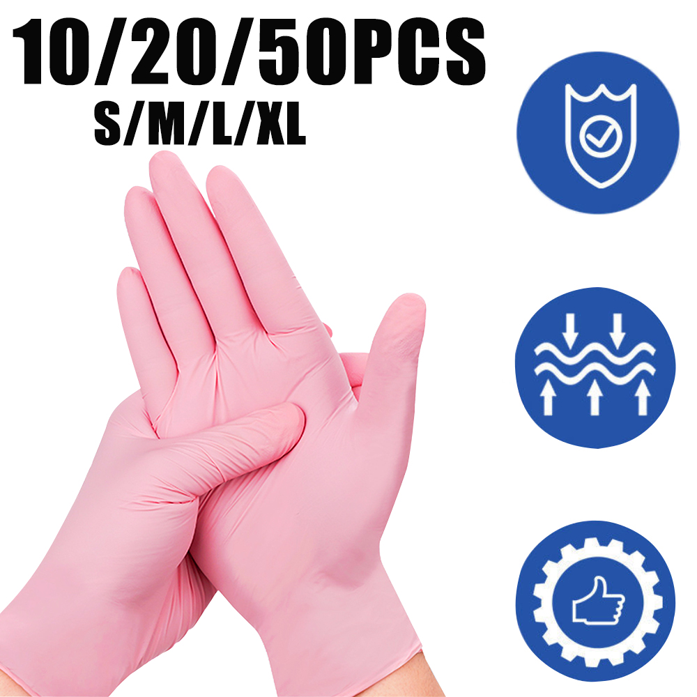 10/20/50pcs Nitrile Gloves For - Nitrile Mechanic Glove review and price