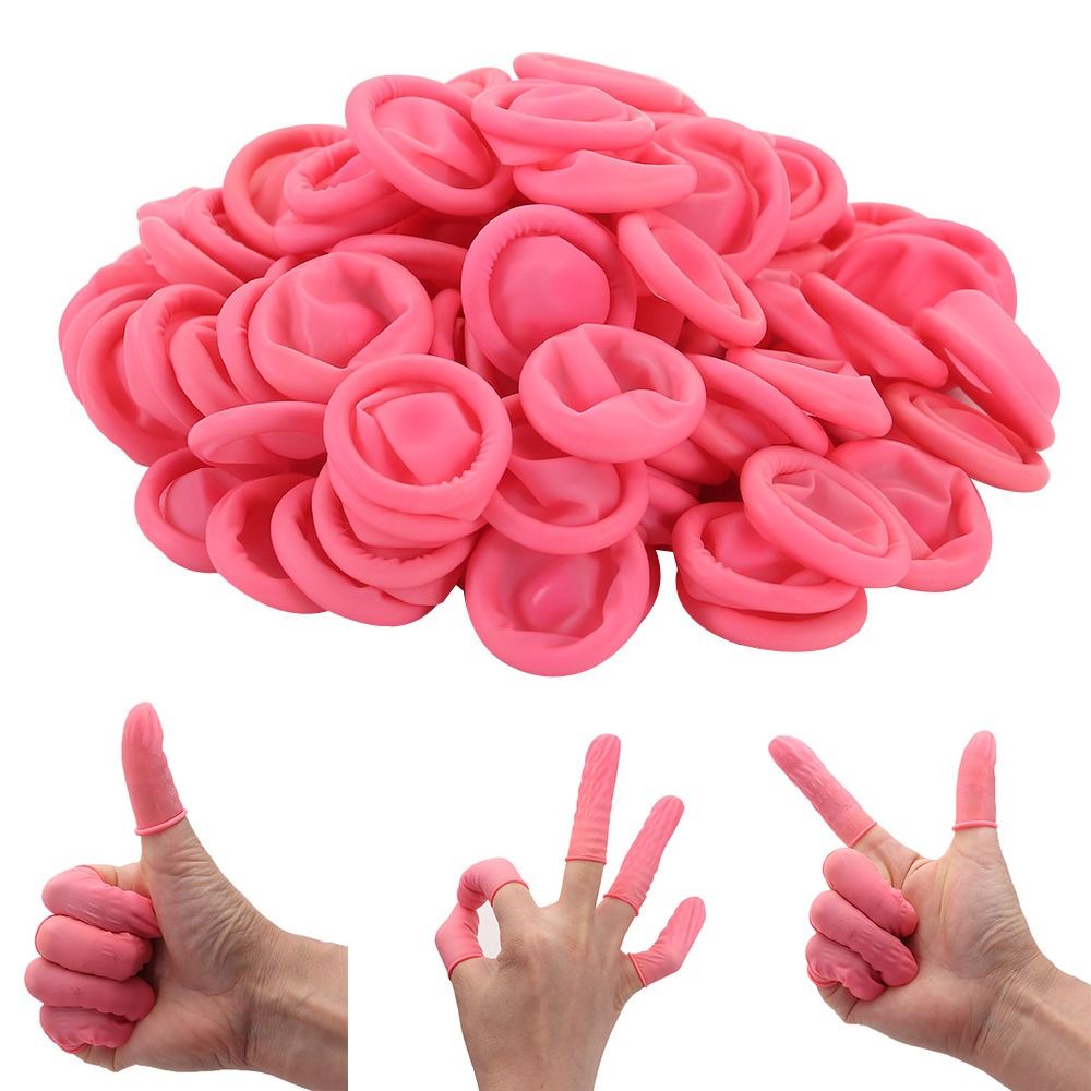 100PCS Disposable Finger Cover - Latex Disposable Glove review and price