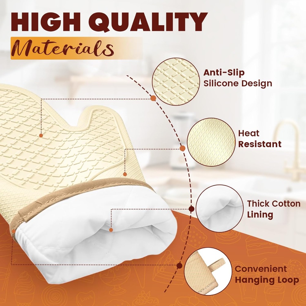 Silicone Heat Resistant Oven M - Oven Mitt Silicone review and price