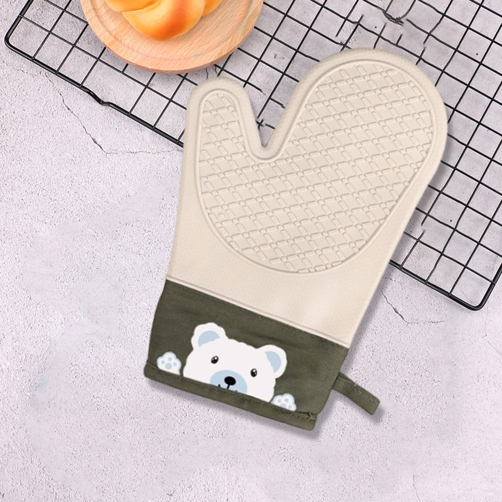 1Pcs Silicone Heat Insulation  - Oven Mitt Silicone review and price
