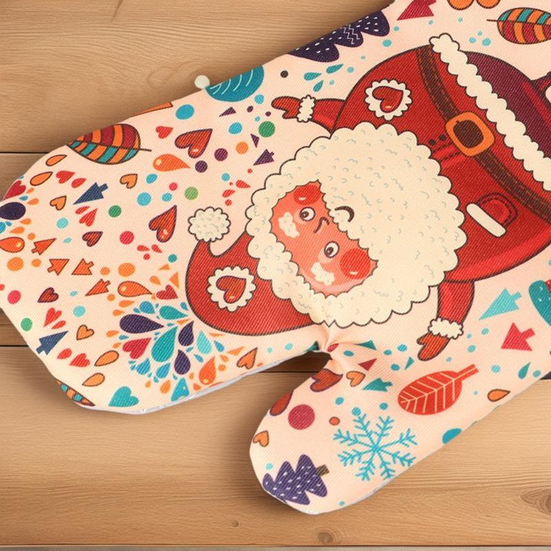 Christmas Oven Gloves Pot Hold - Oven Mitt Silicone review and price