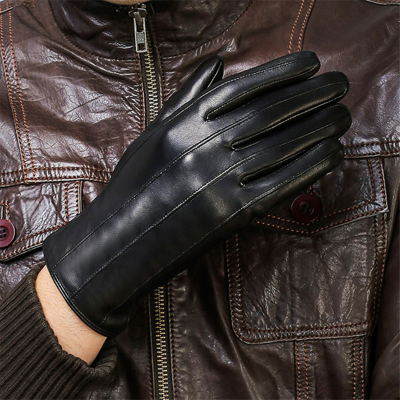 Autumn Winter Real Leather Men - Leather Driving Glove review and price