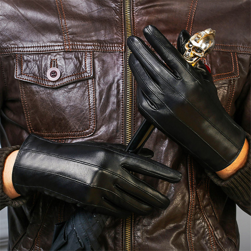 Autumn Winter Real Leather Men - Leather Driving Glove review and price