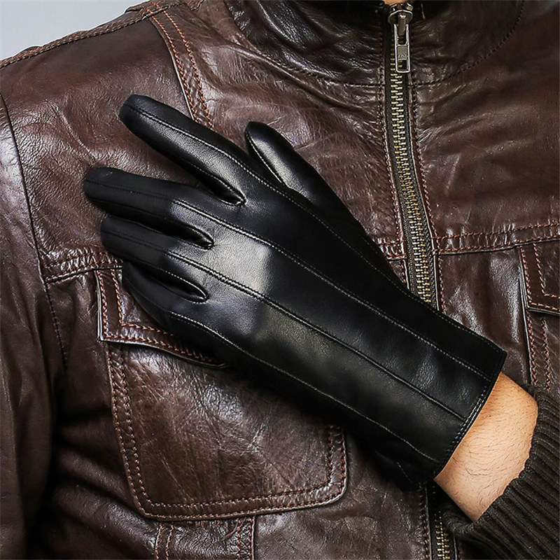 Autumn Winter Real Leather Men - Leather Driving Glove review and price