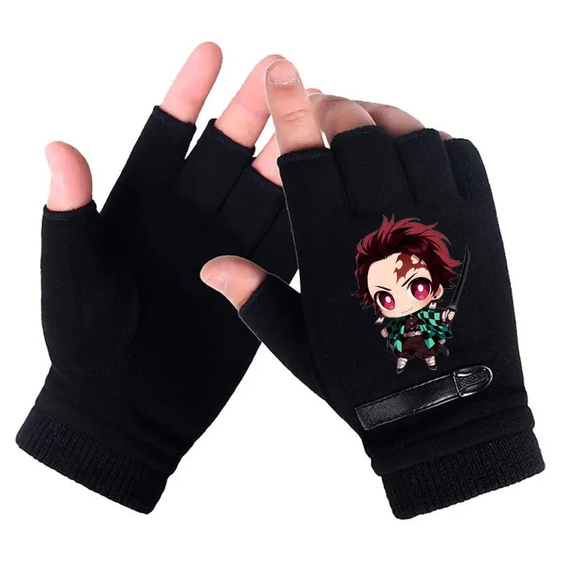 Anime Demon Slayer Student Hal - Fingerless Glove Knit review and price