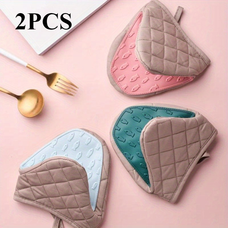 2pcs Silicone Pads | Ergonomic - Oven Mitt Silicone review and price