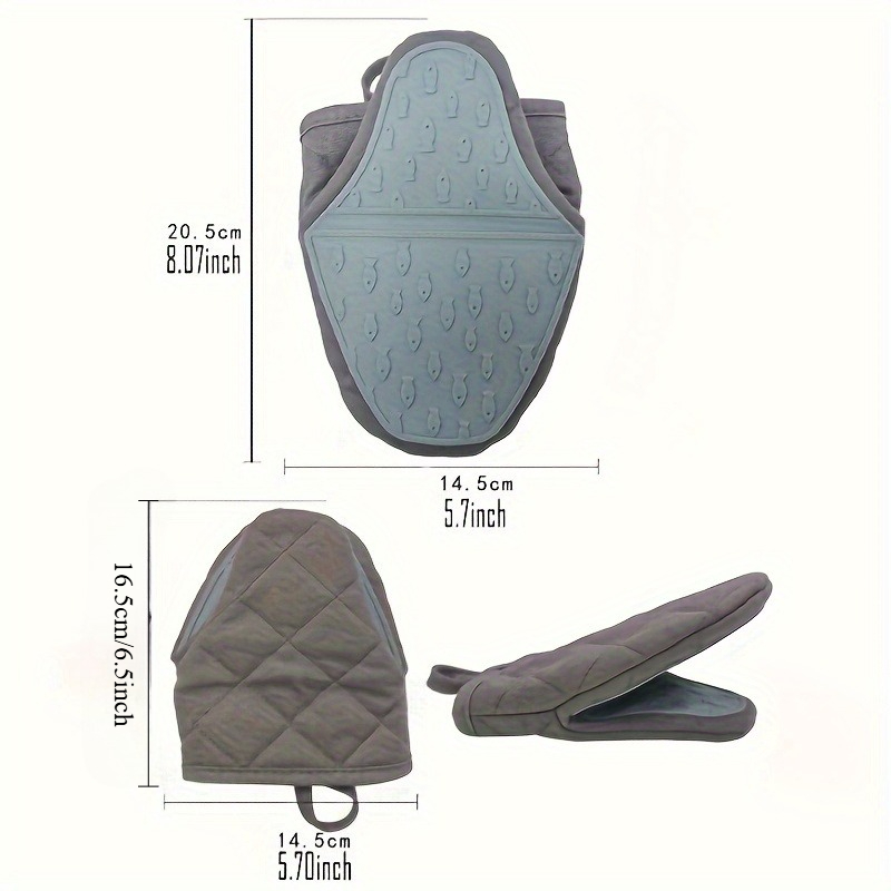 2pcs Silicone Pads | Ergonomic - Oven Mitt Silicone review and price