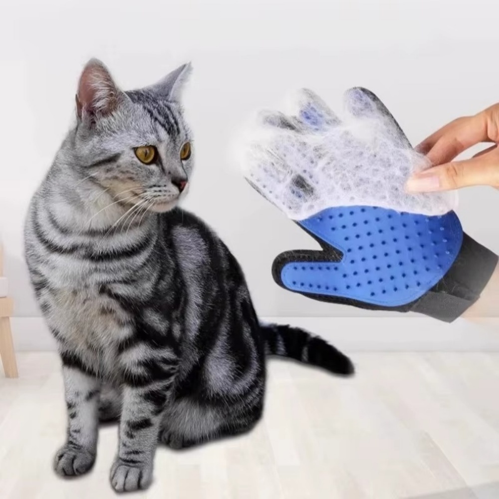 Pet Cat Dog Grooming Gloves Ca - Rubber Glove Cleaning review and price