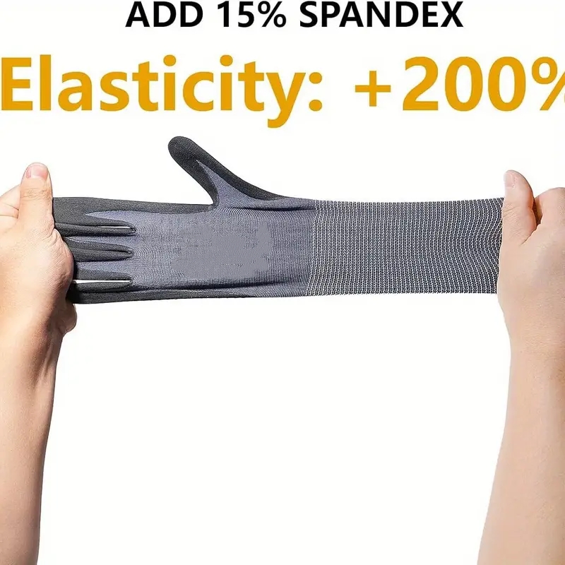 Micro-Foam Safety Work Gloves  - Nitrile Mechanic Glove review and price