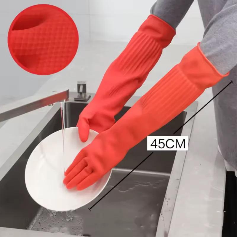 Long Reusable Rubber Dishwashi - Dish Glove Rubber review and price