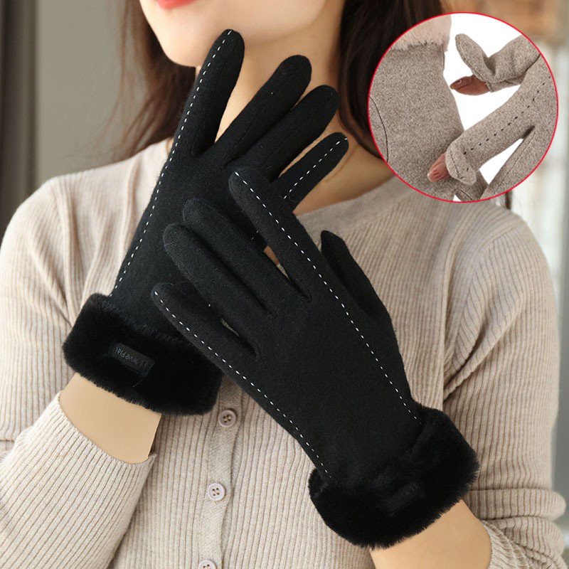 Women Winter Gloves Flip Top F - Wool Glove Lined review and price