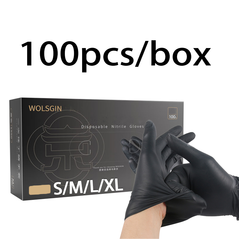 20/50/100/200pcs Black Disposa - Rubber Glove Cleaning review and price