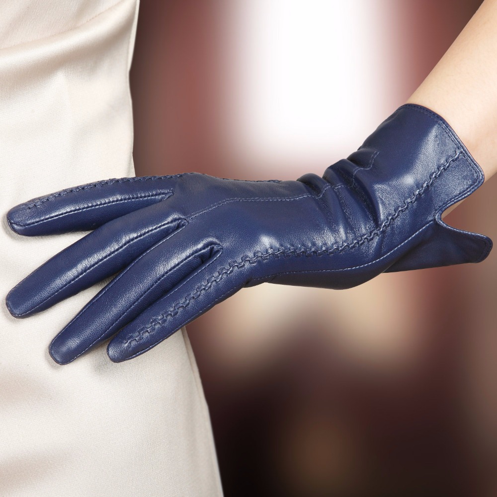 Real Leather Gloves Female Hig - Leather Driving Glove review and price