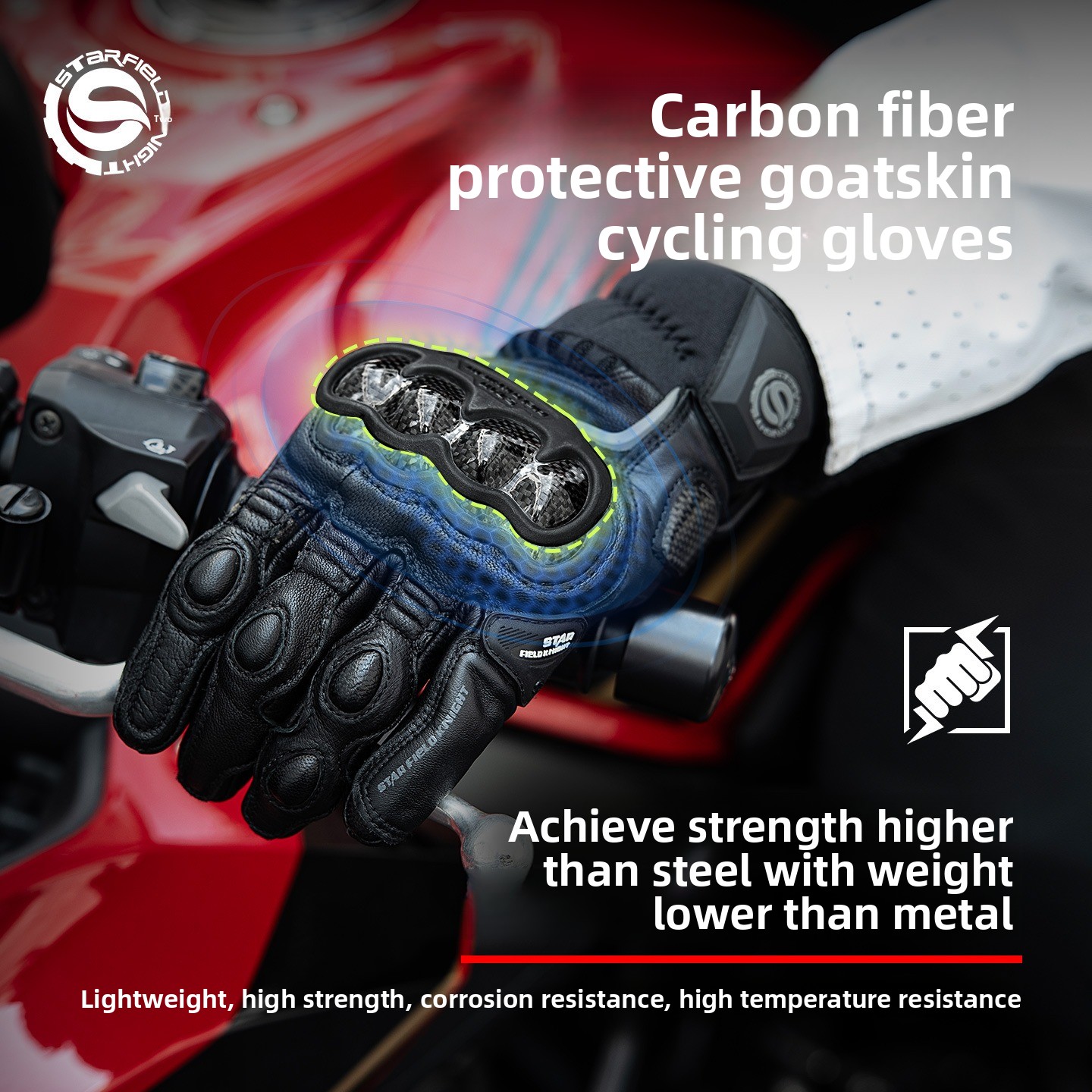 STAR KNIGHT Motorcycle Riding  - Motorcycle Glove Knuckle review and price