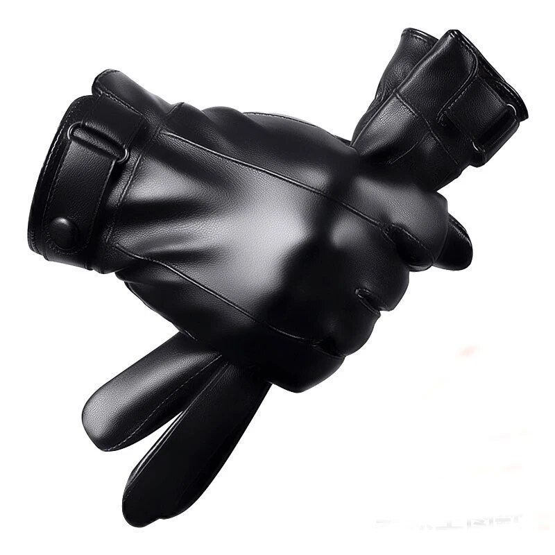 Winter Cycling Gloves Men's Mo - Leather Driving Glove review and price