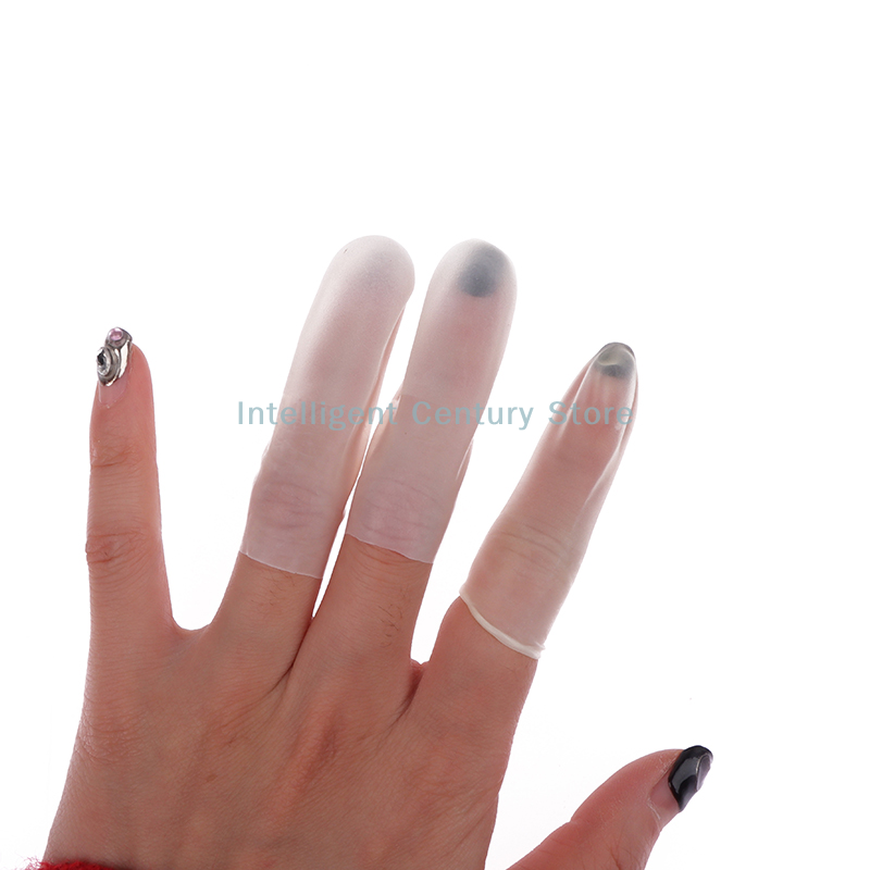 100 Pcs Rubber Non-slip Anti-s - Latex Disposable Glove review and price