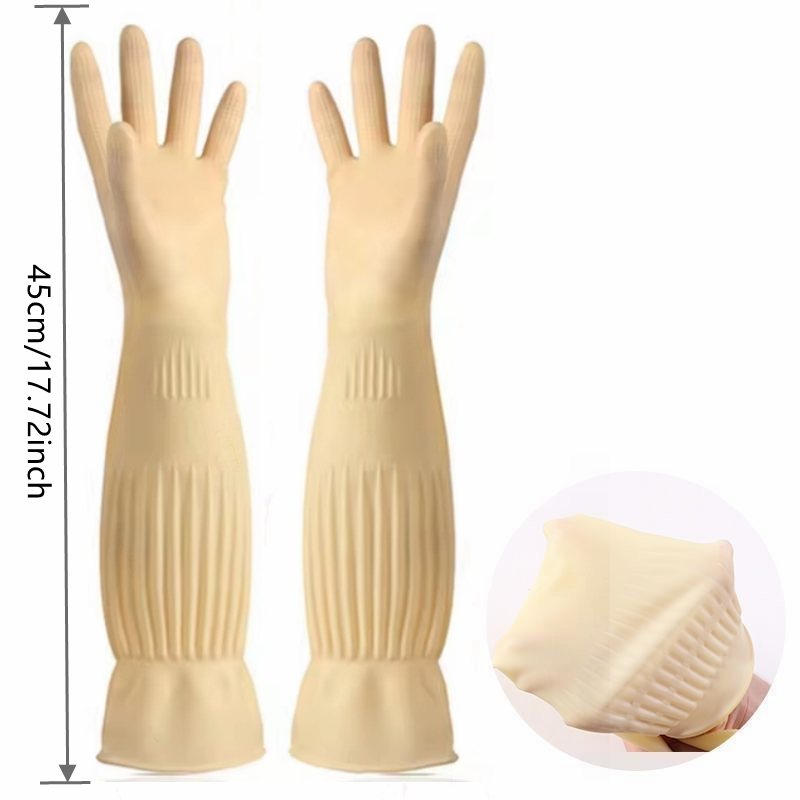 Long Reusable Rubber Dishwashi - Dish Glove Rubber review and price