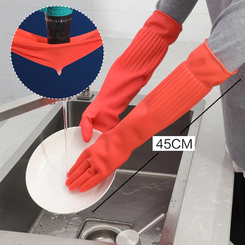 Rubber Dishwashing Cleaning Gl - Dish Glove Rubber review and price