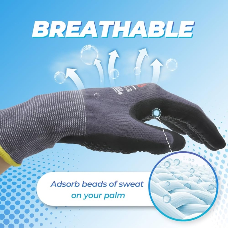 Micro-Foam Nitrile Coated Safe - Nitrile Mechanic Glove review and price