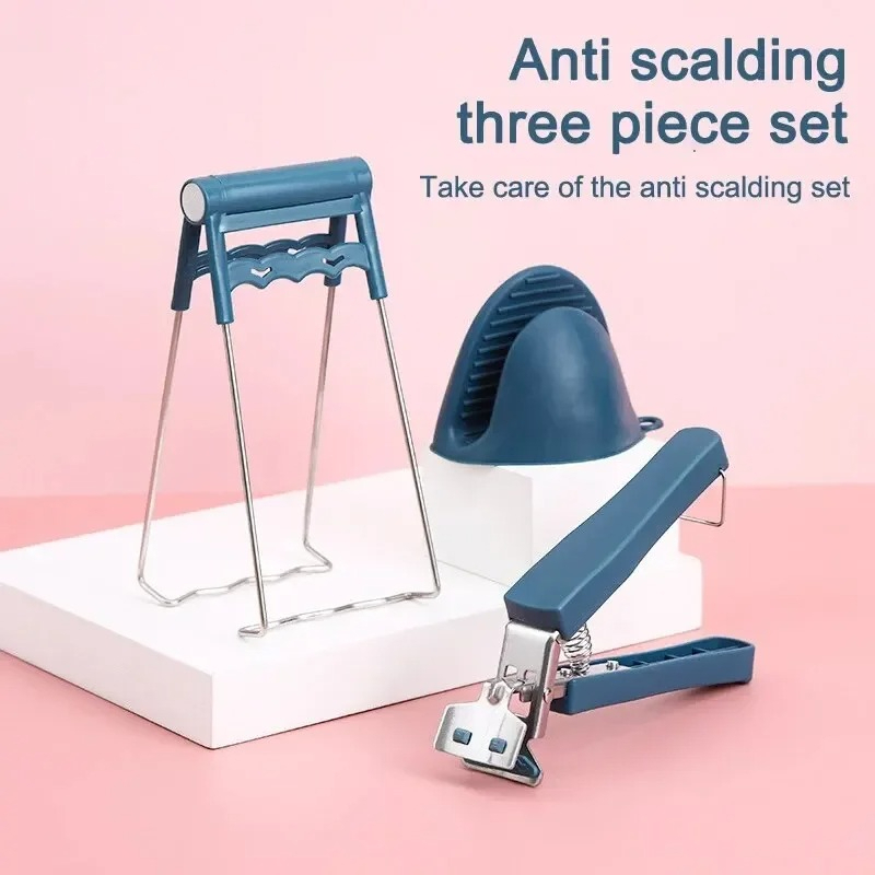 4Pcs Anti-scalding Kitchen Set - Oven Mitt Silicone review and price